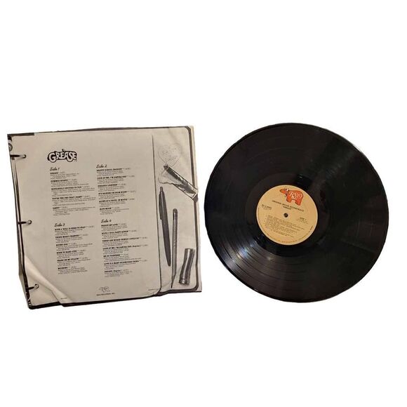 Grease Original Soundtrack Double Vinyl LP Record Album 1st Edition 1978 - Picture 4 of 11